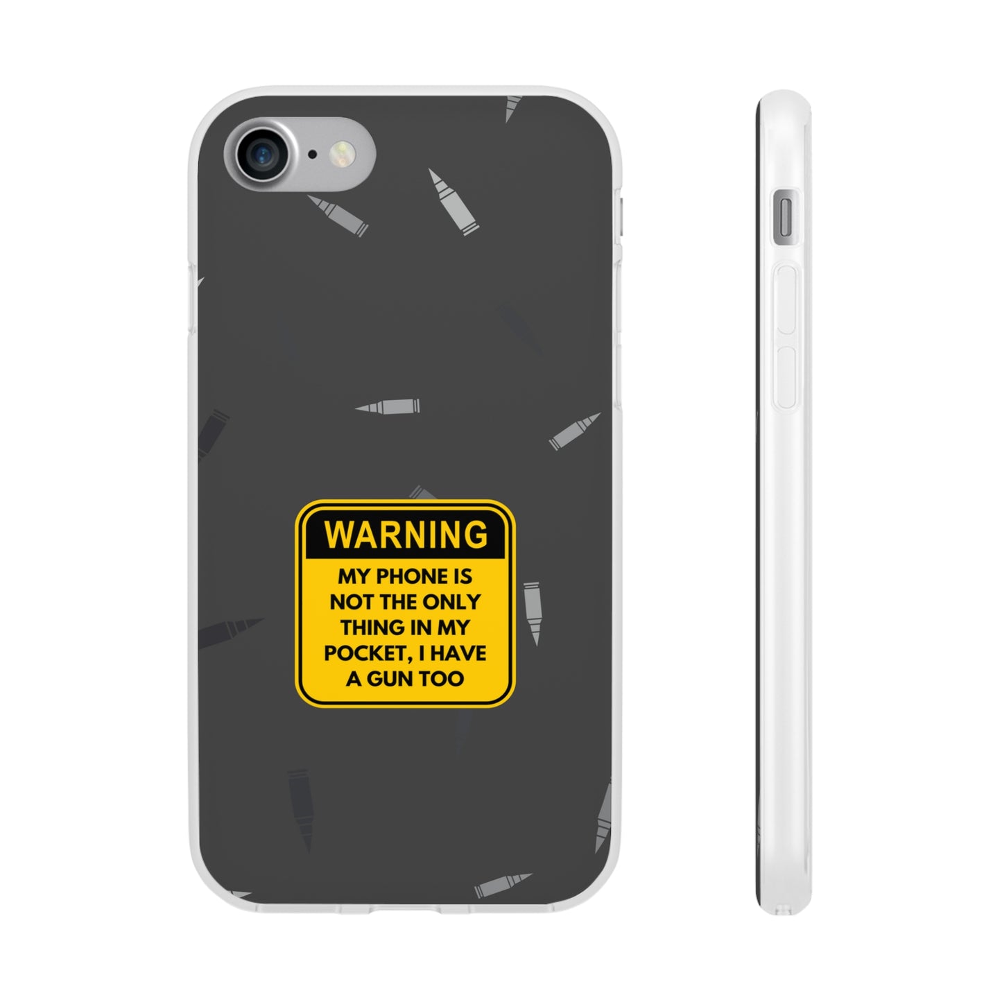 "Warning, my phone is not the only thing in my pocket" High Quality Phone Case