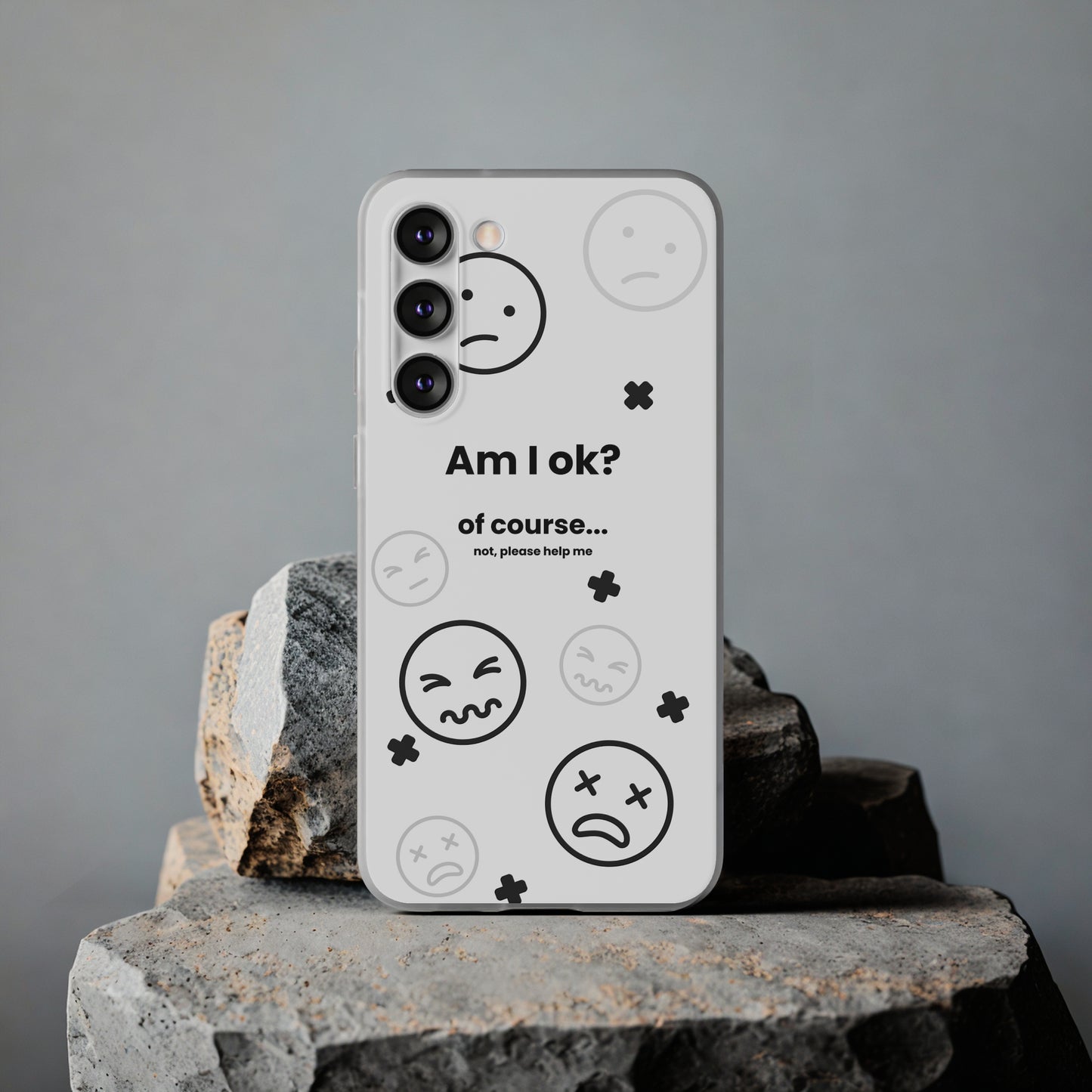 "Am I ok?" High Quality Phone Case