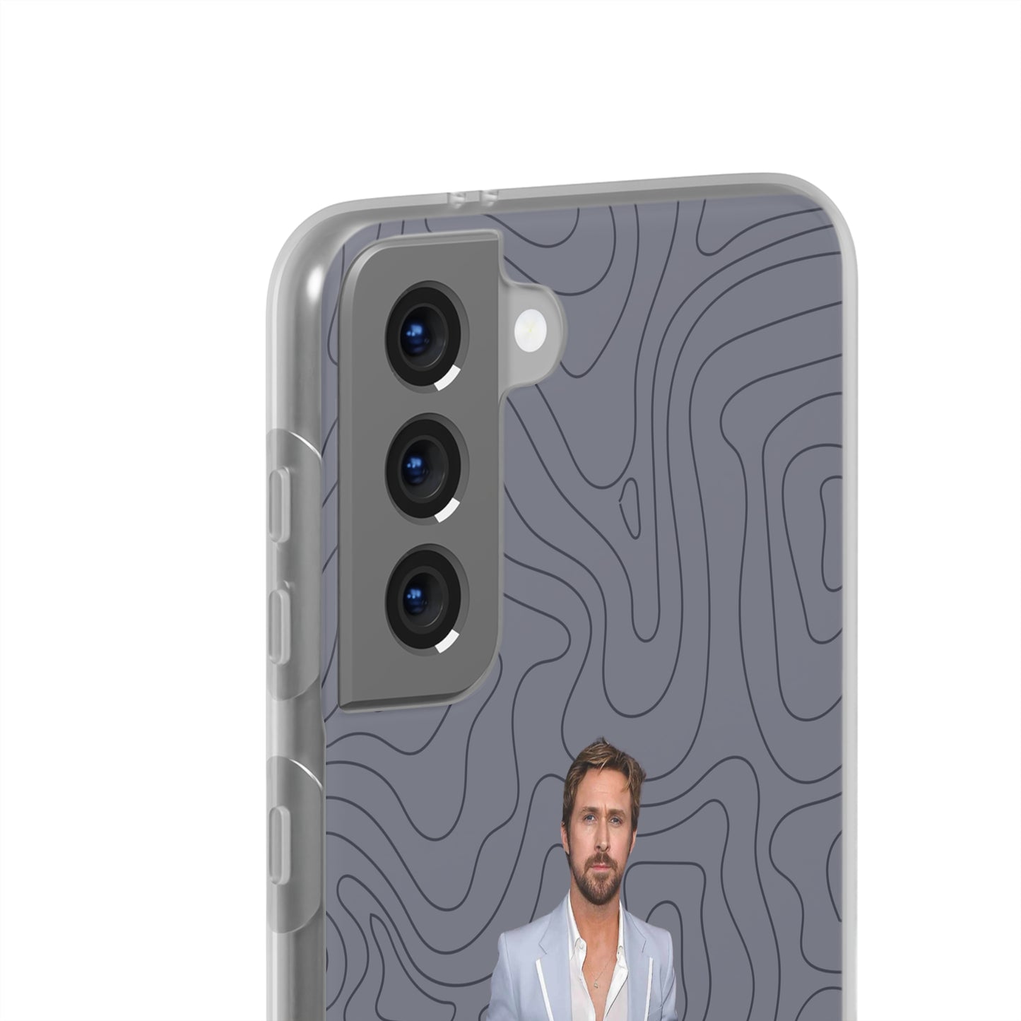 "Ryan Gosling blue" High Quality Phone Case