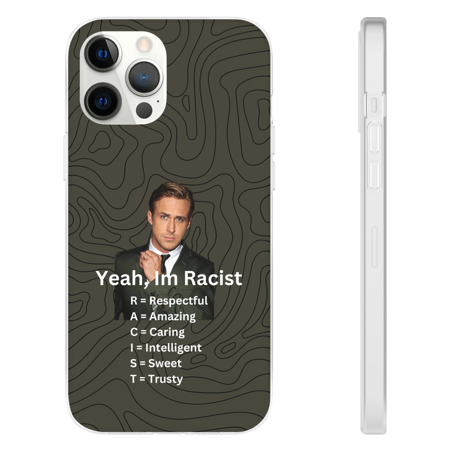 "Yeah, I'm Racist" High Quality Phone Case