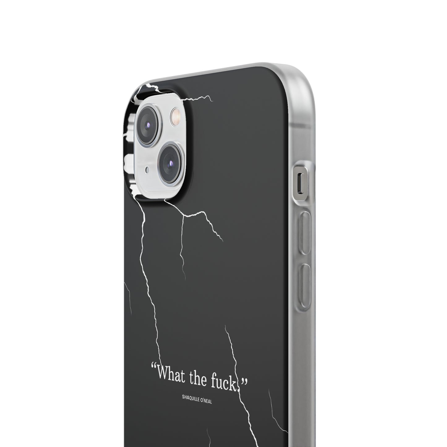 "What the fuck quote" High Quality Phone Case