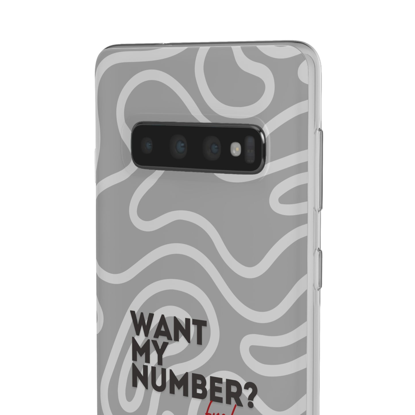 "Want my number?" High Quality Phone Case