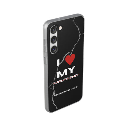 "I love my voices in my head" High Quality Phone Case