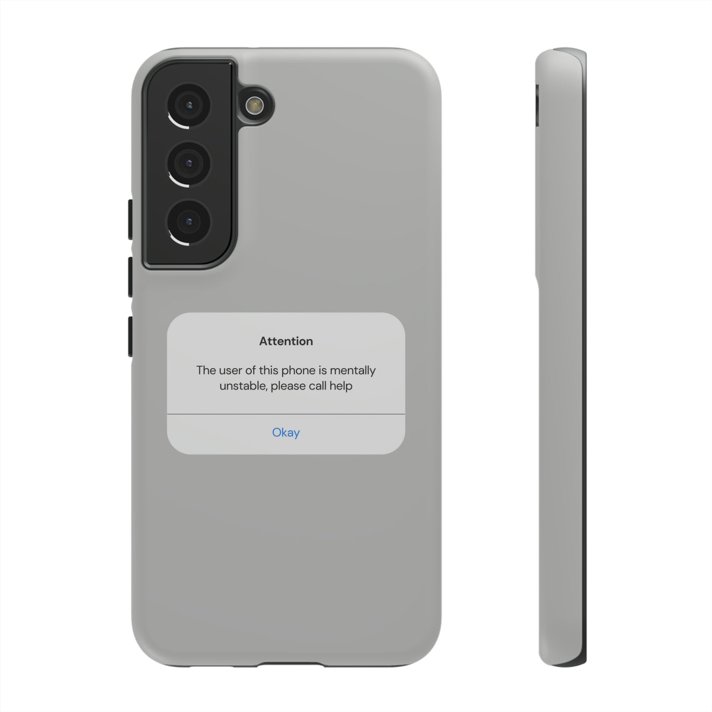 "Attention Notification" Premium Quality Phone Case