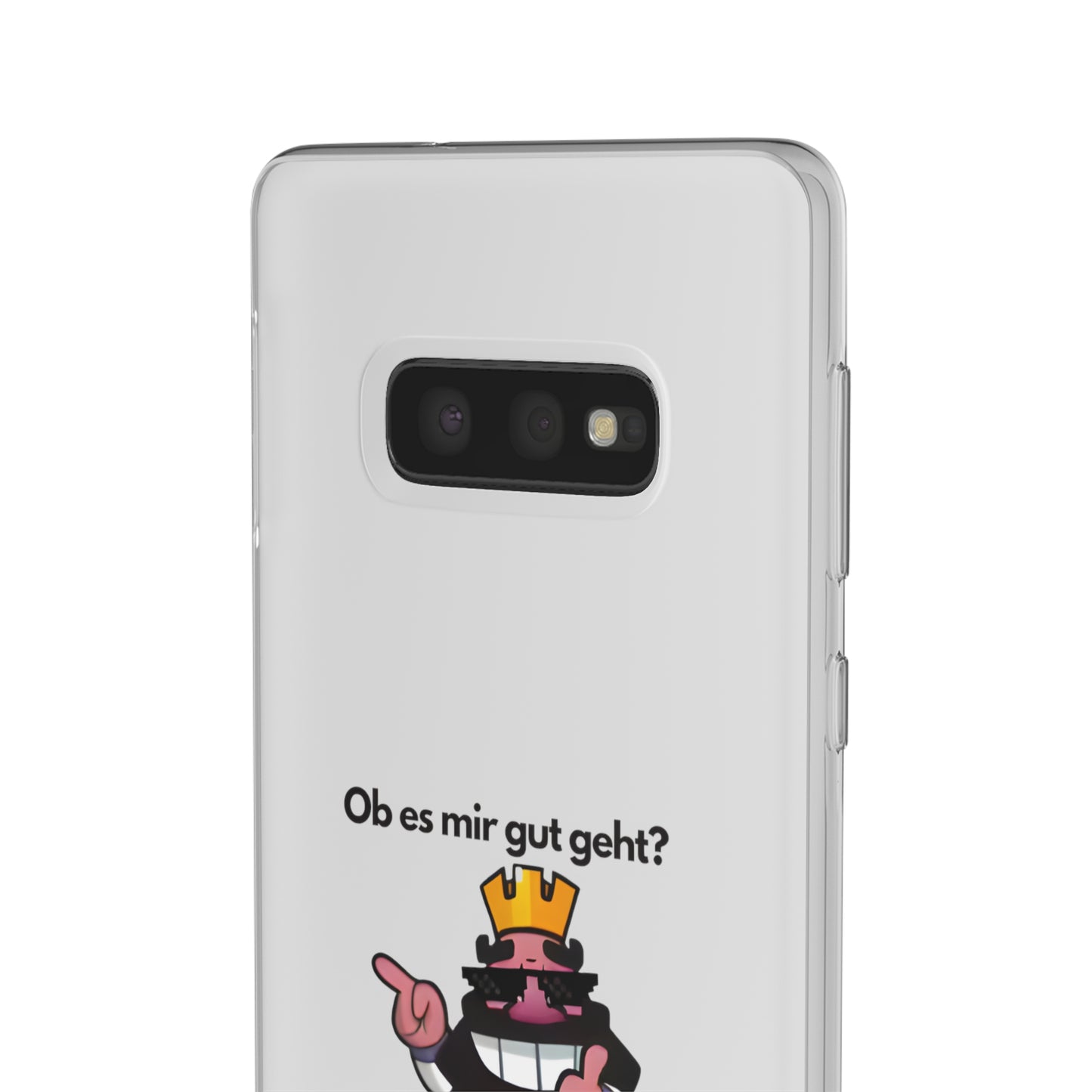 "Ob es mir gut geht? Natürlich... nicht" High Quality Phone Case