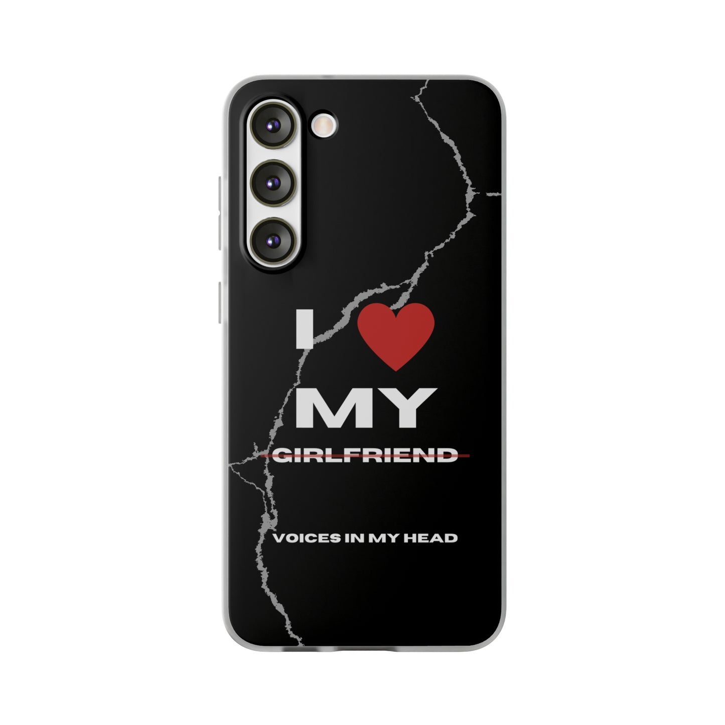 "I love my voices in my head" High Quality Phone Case