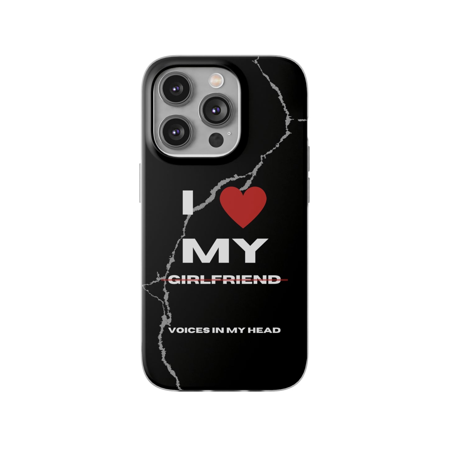 "I love my voices in my head" High Quality Phone Case