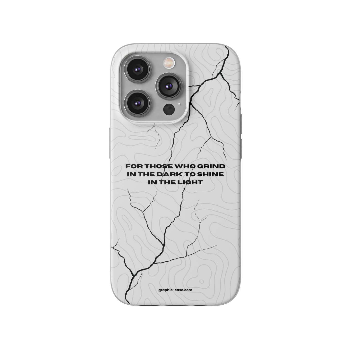 "For those who grind in the dark to shine in the light" High Quality Phone Cases