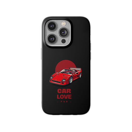 "Car Love F40" High Quality Phone Case