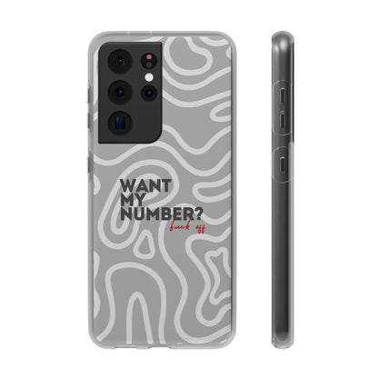 "Want my number?" High Quality Phone Case