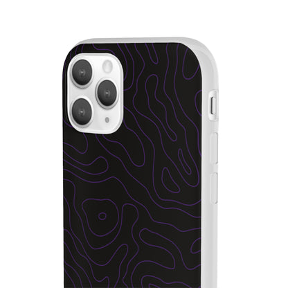 "Purple Topography" High Quality Phone Case