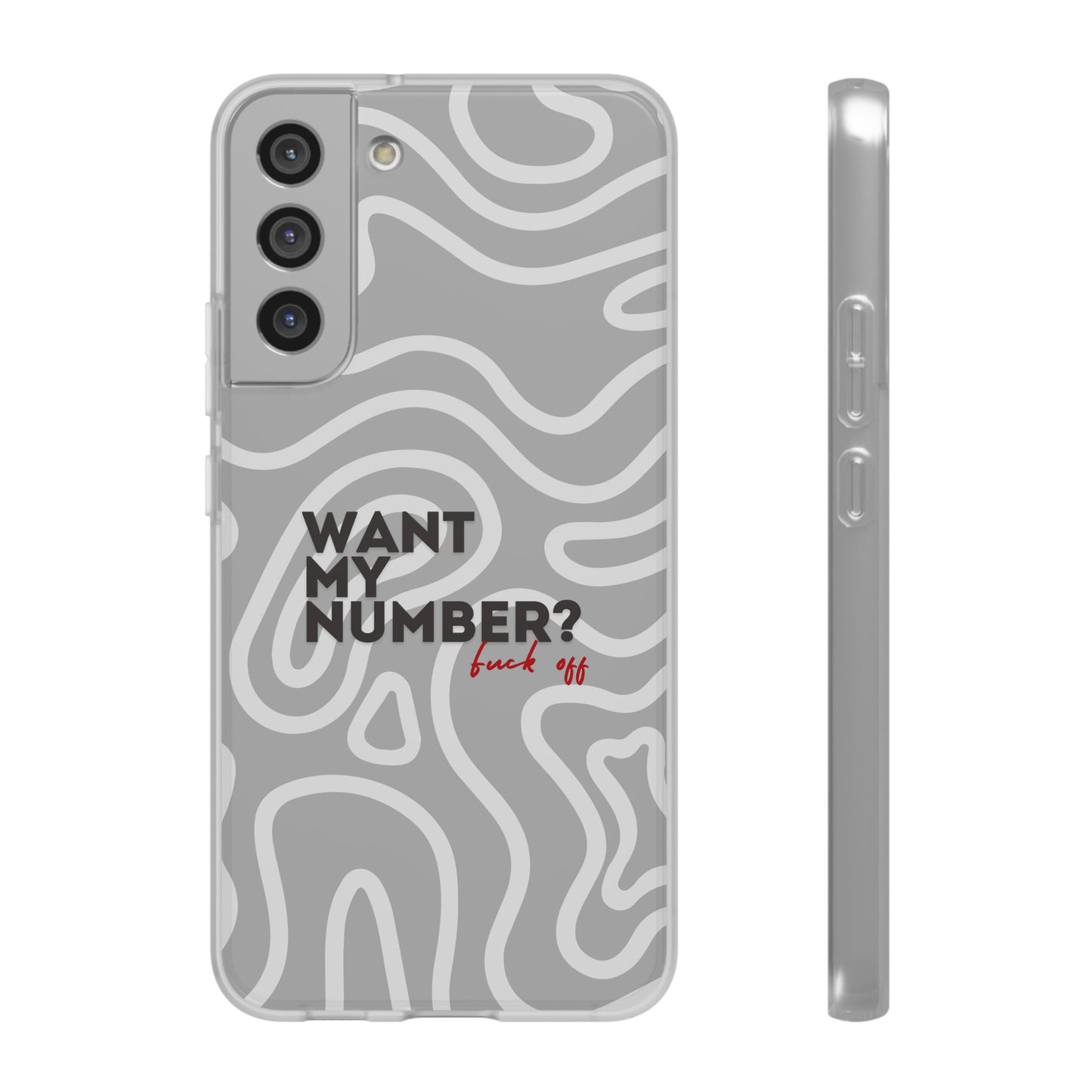 "Want my number?" High Quality Phone Case