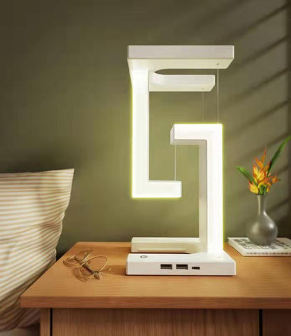 Floating Wireless Charging Table Lamp