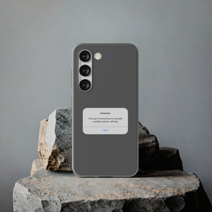 "Attention Notification" High Quality Phone Case