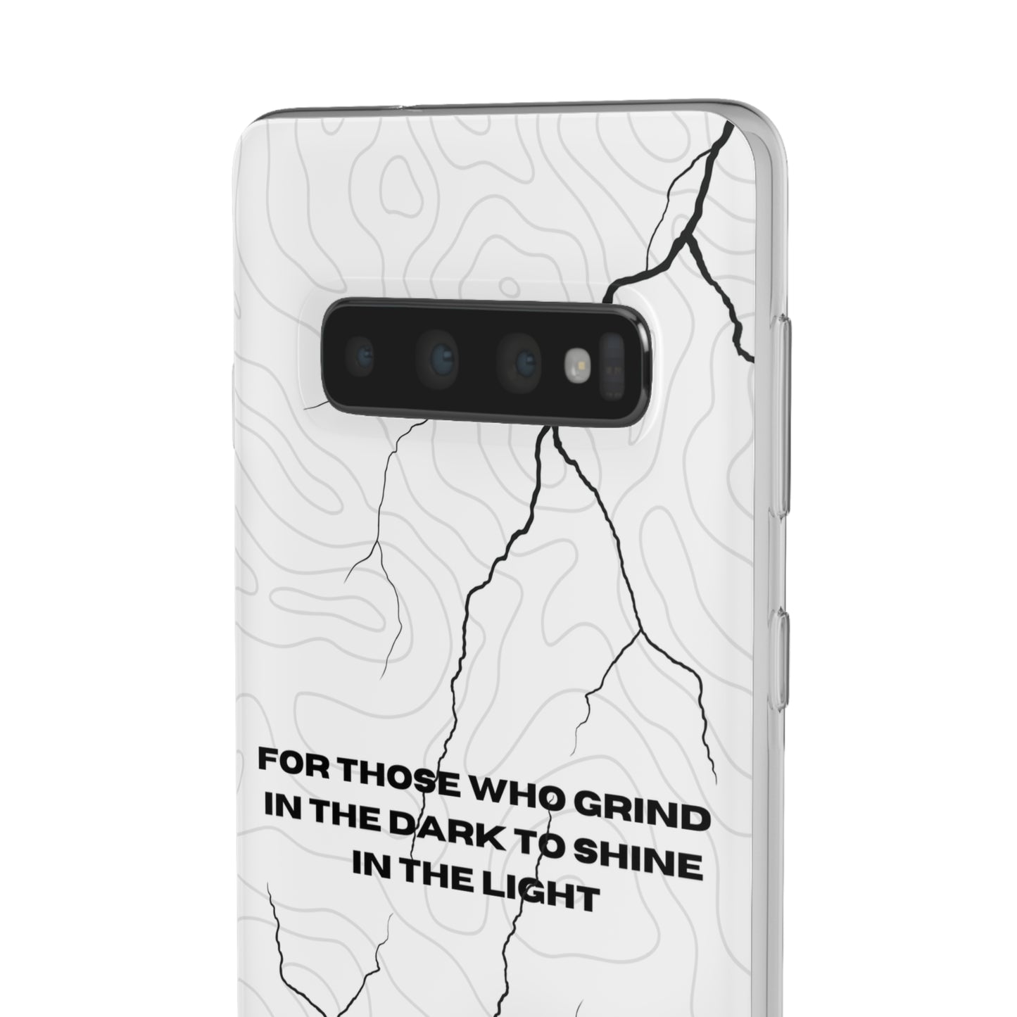 "For those who grind in the dark to shine in the light" High Quality Phone Cases