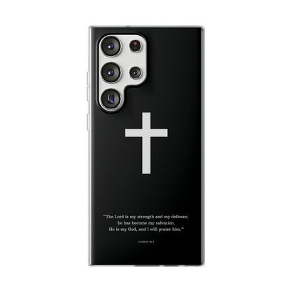 "Exodus 15:2 black edition" High Quality Phone Case