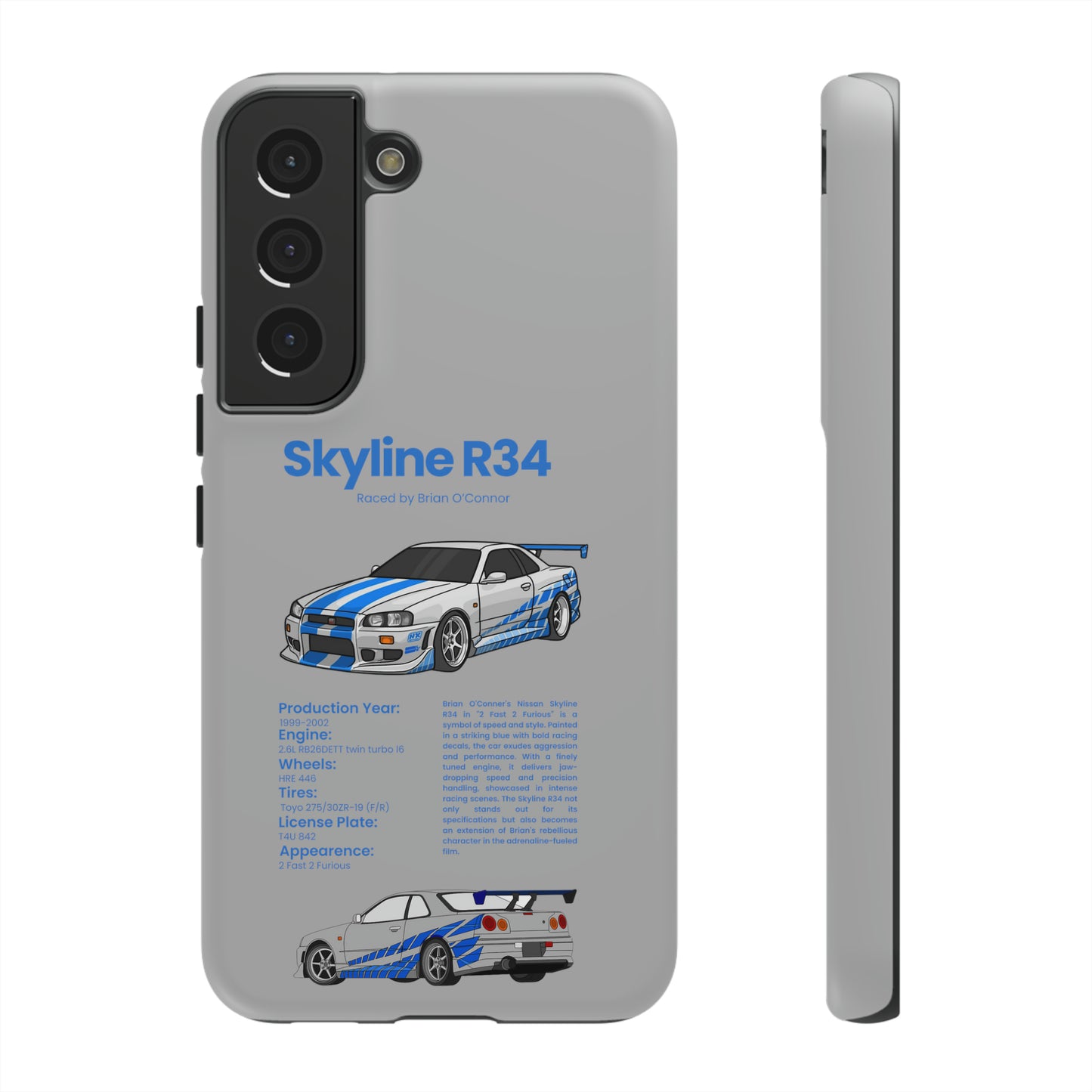 "Skyline R34" Premium Quality Phone Case