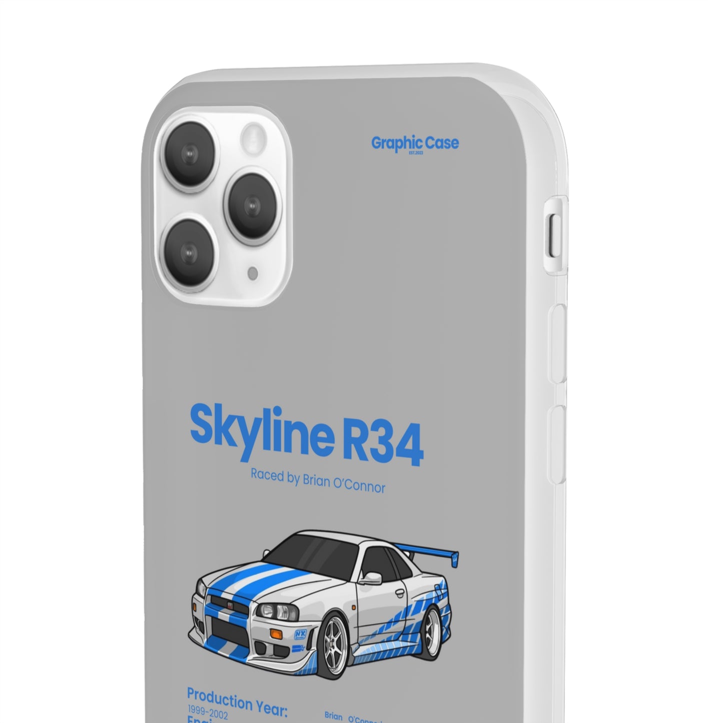 "Skyline R34" High Quality Phone Cases