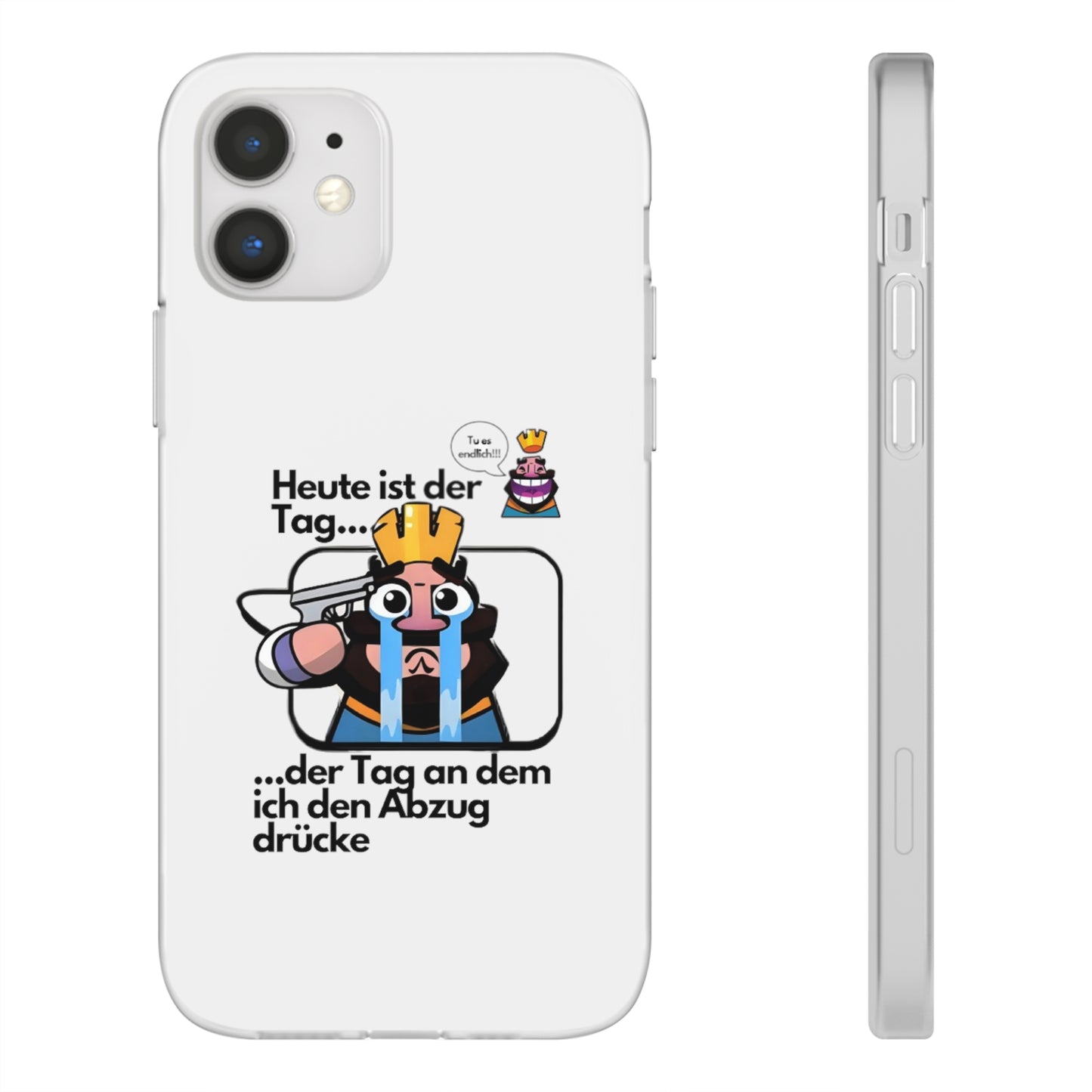 "Heute ist der Tag ... der Tag an dem ich den Abzug drücke" High Quality Phone Case