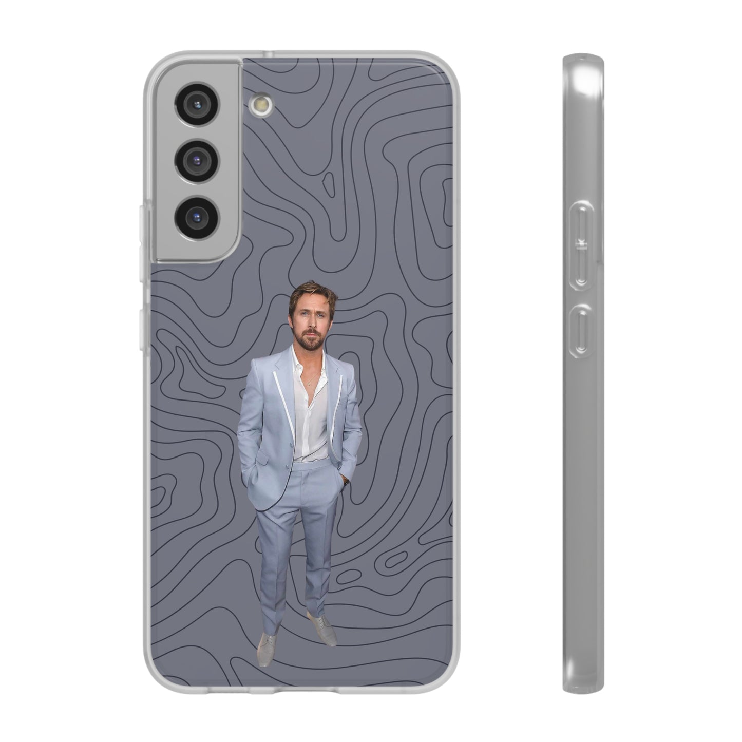 "Ryan Gosling blue" High Quality Phone Case