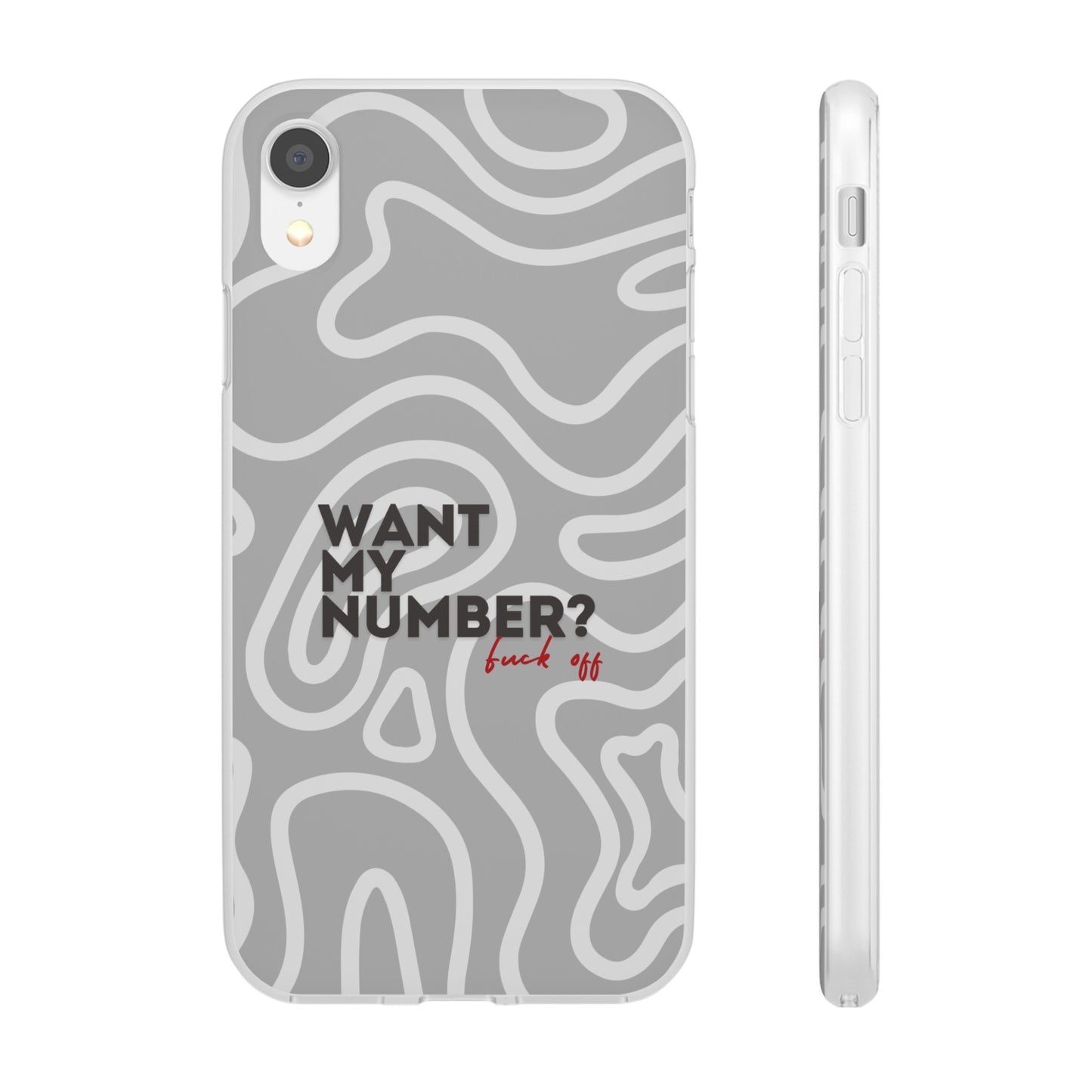 "Want my number?" High Quality Phone Case