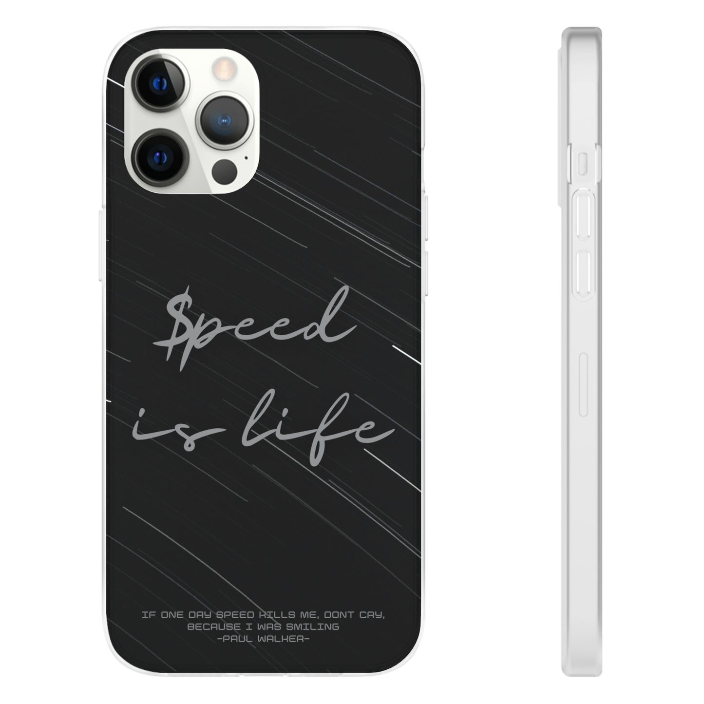 "Speed is life" High Quality Phone Case