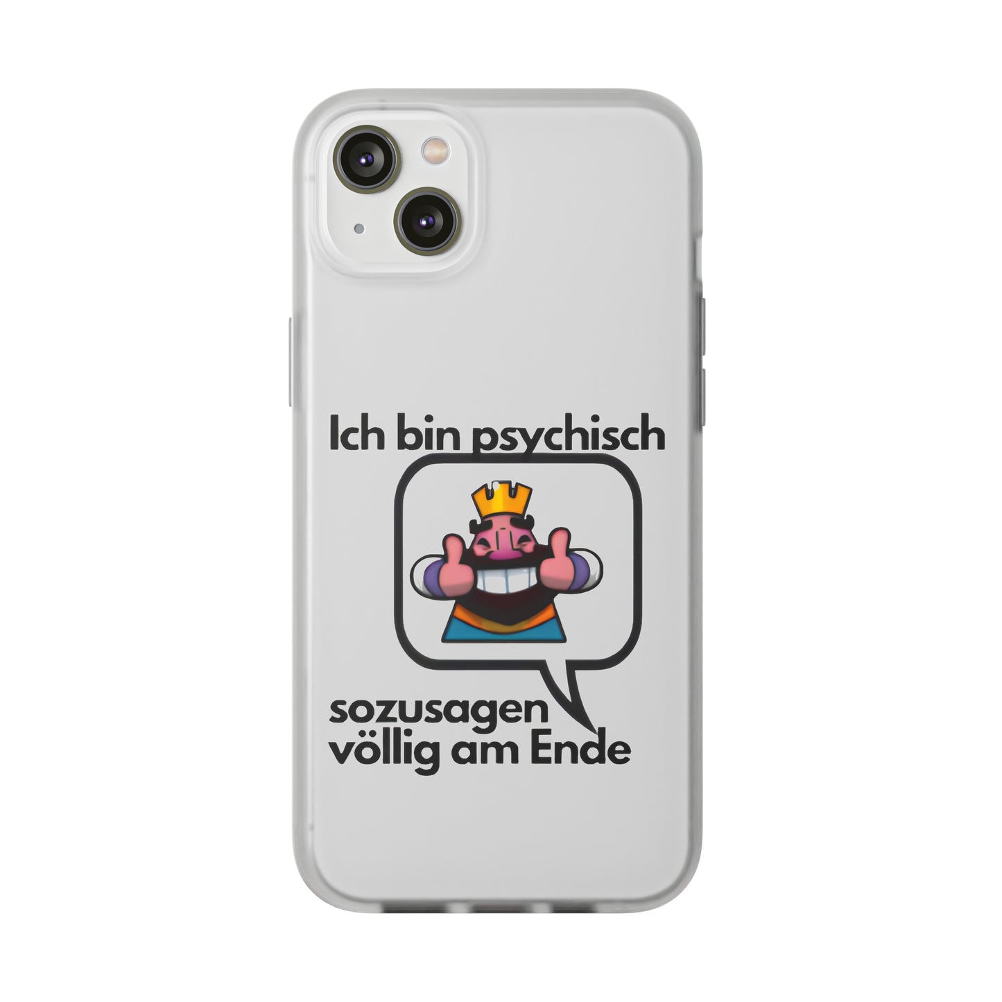 "Ich bin psychisch sozusagen völlig am Ende" High Quality Phone Case