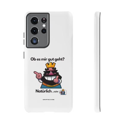 "Ob es mir gut geht?" Premium Quality Phone Case