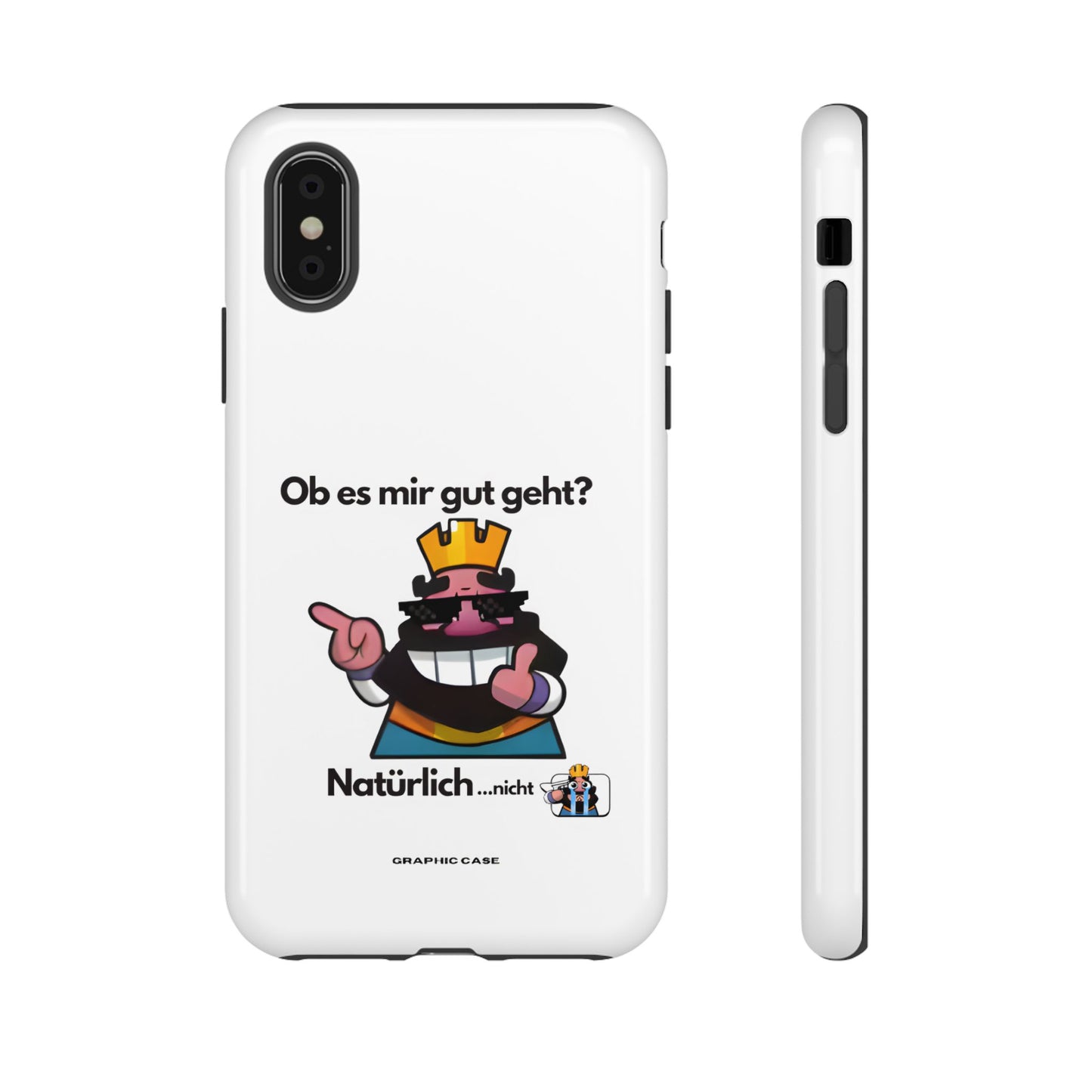 "Ob es mir gut geht?" Premium Quality Phone Case