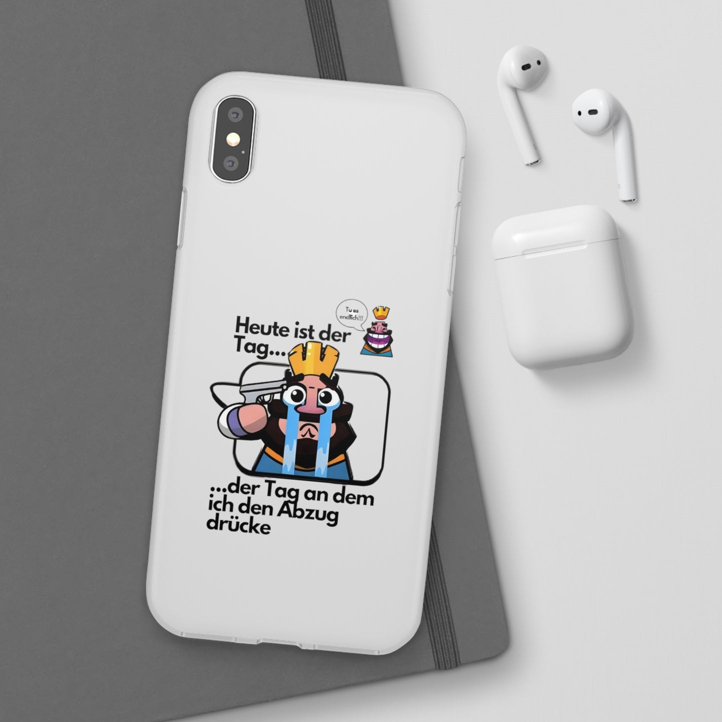 "Heute ist der Tag ... der Tag an dem ich den Abzug drücke" High Quality Phone Case