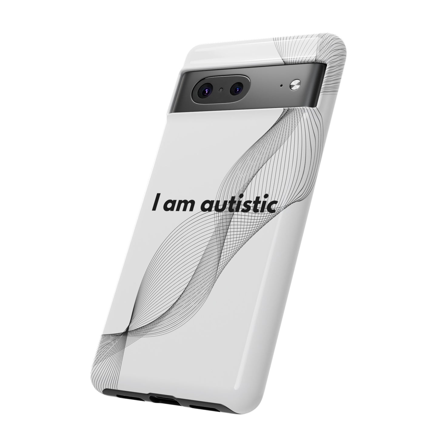 "I am autistic" Premium Quality Phone Case