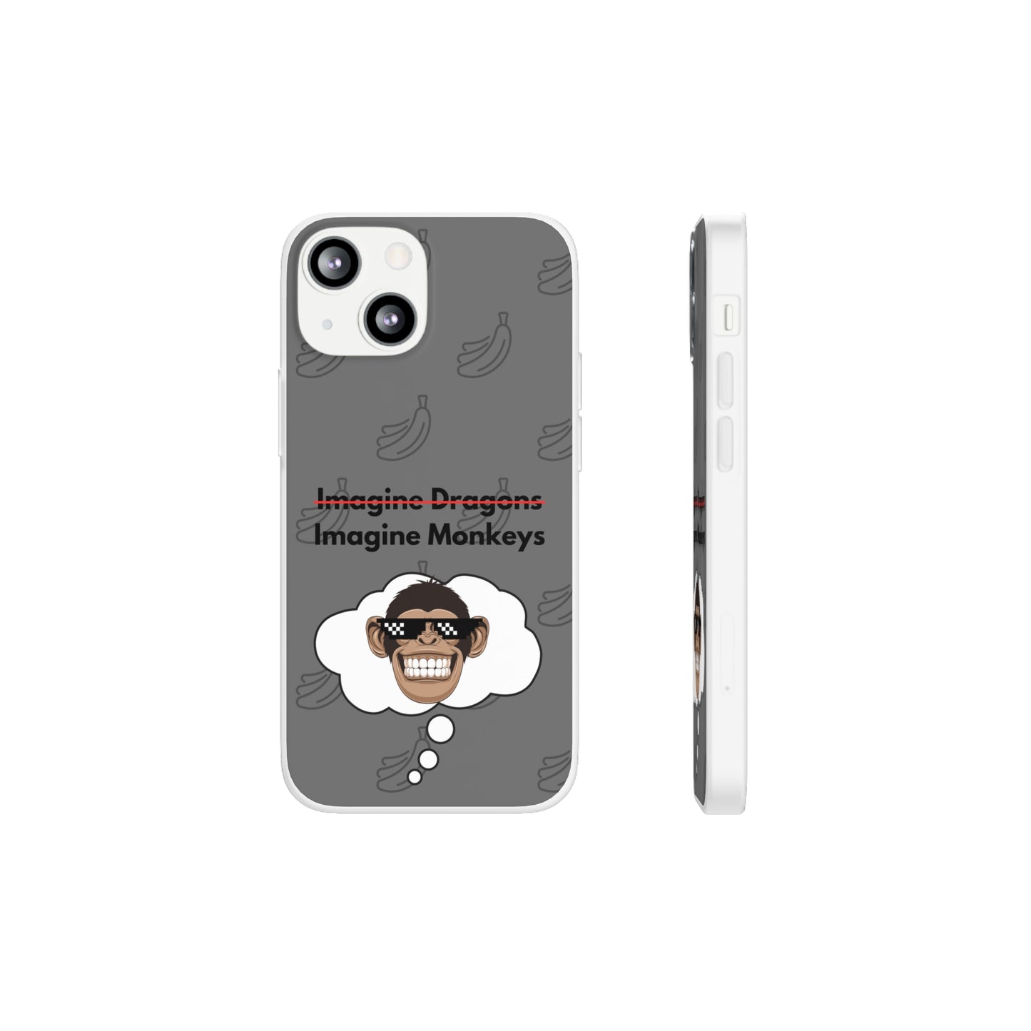 "Imagine Monkeys" High Quality Phone Case