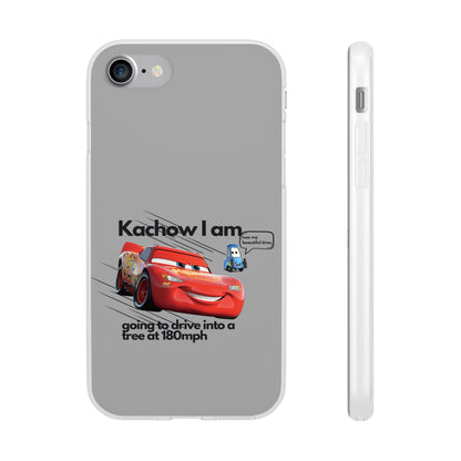 "Kachow into a tree" High Quality Phone Case