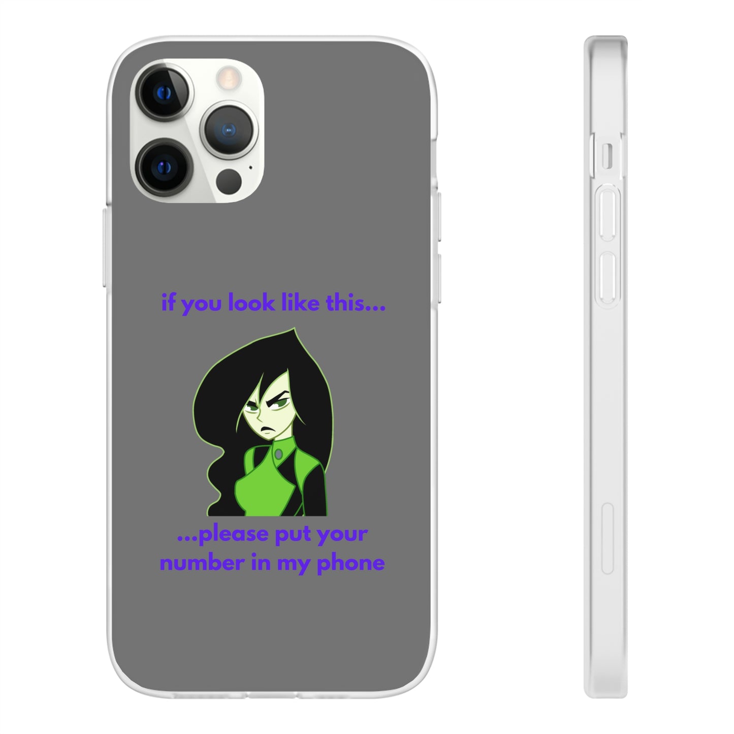 "If you look like this..." High Quality Phone Case