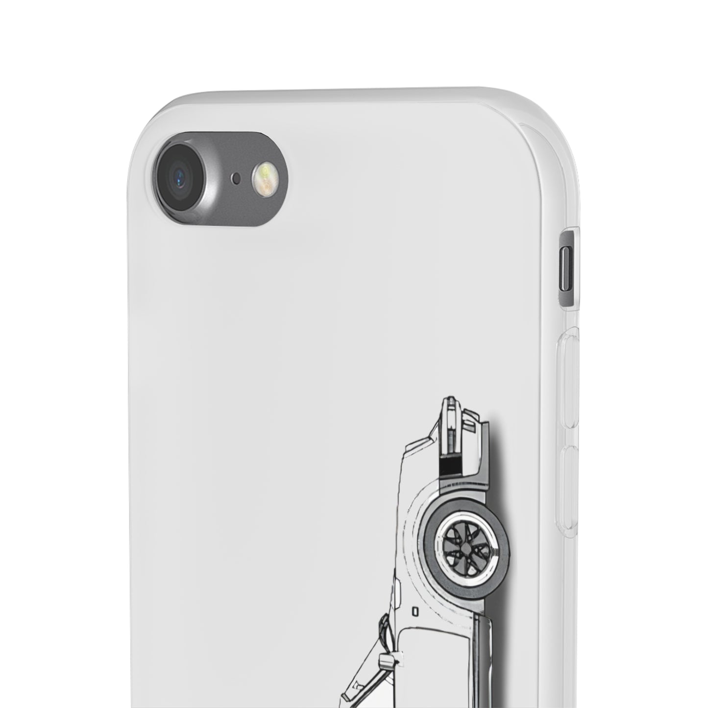 "Car Blueprint 2" High Quality Phone Case