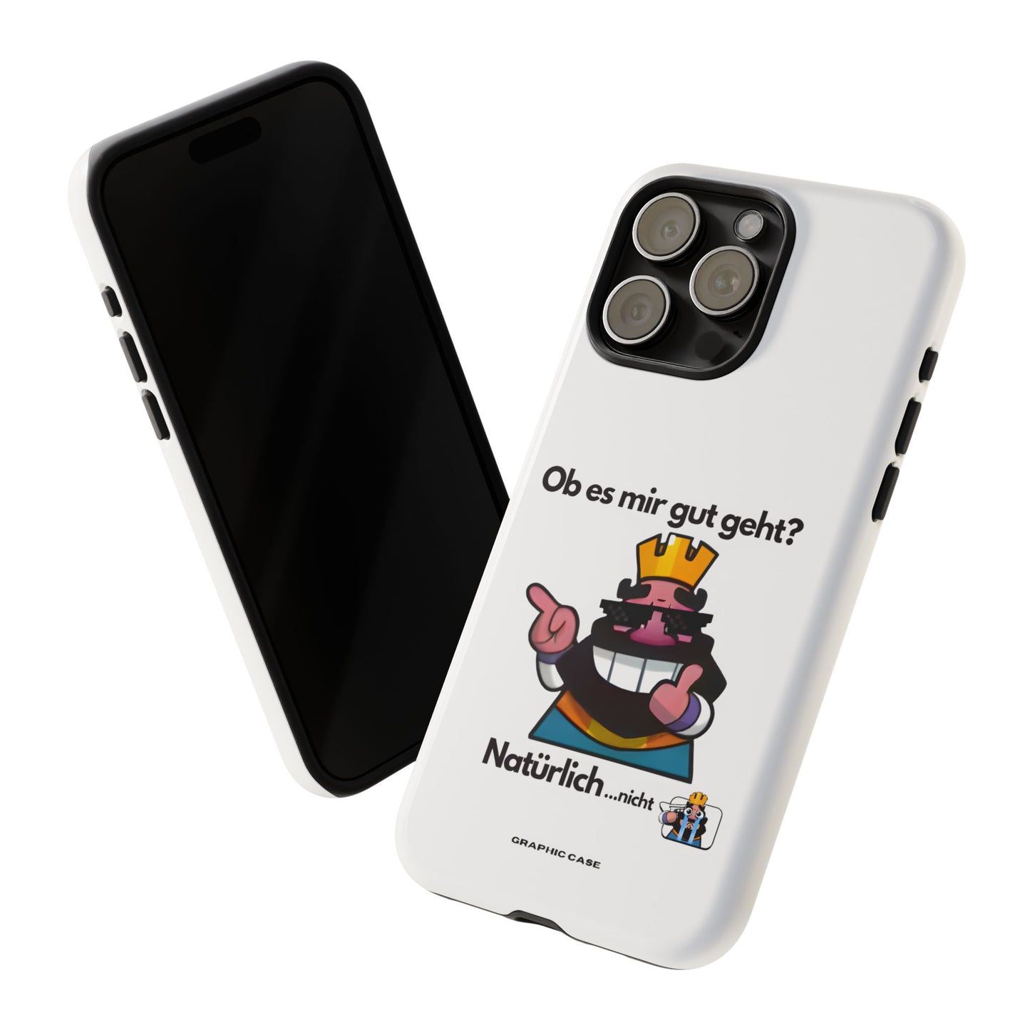 "Ob es mir gut geht?" Premium Quality Phone Case