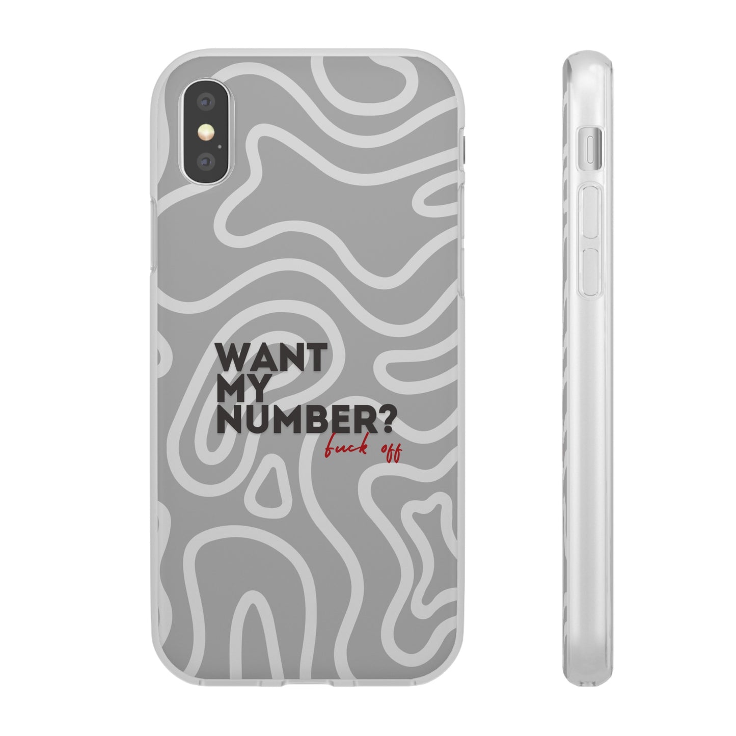 "Want my number?" High Quality Phone Case