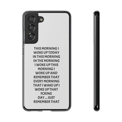 "THIS MORNING" High Quality Phone Case