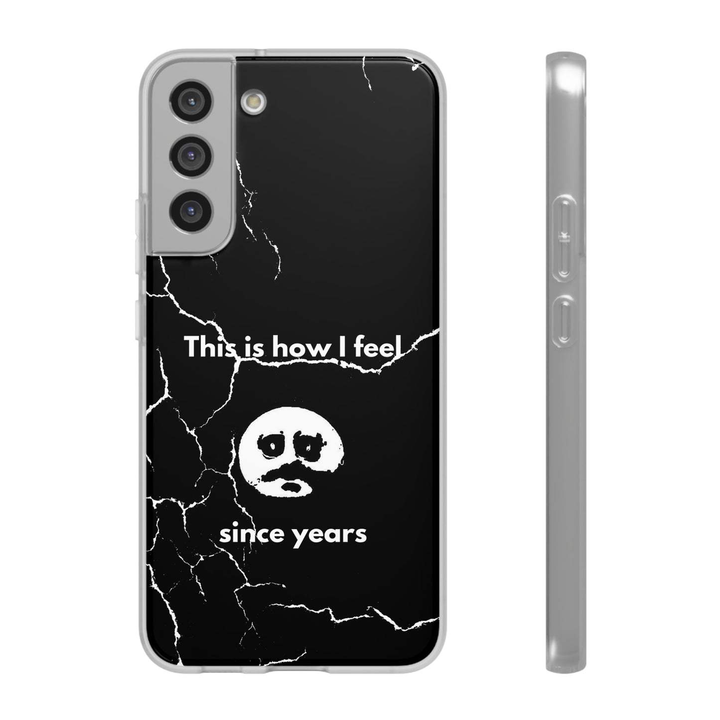 "This is how I feel since years" High Quality Phone Case