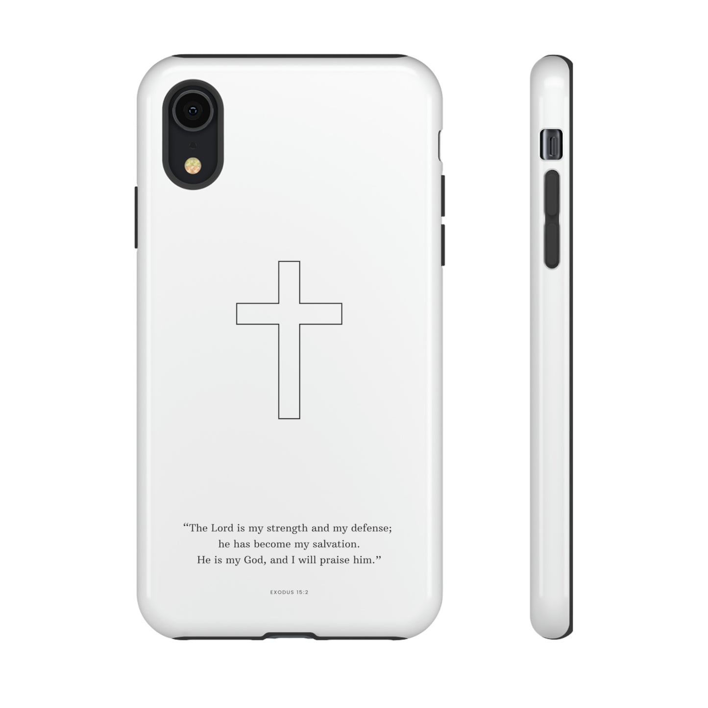 "Exodus 15:2" Premium Quality Phone Case