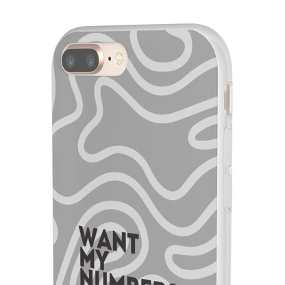 "Want my number?" High Quality Phone Case