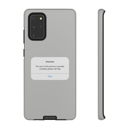 "Attention Notification" Premium Quality Phone Case