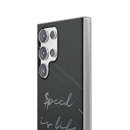 "Speed is life" High Quality Phone Case