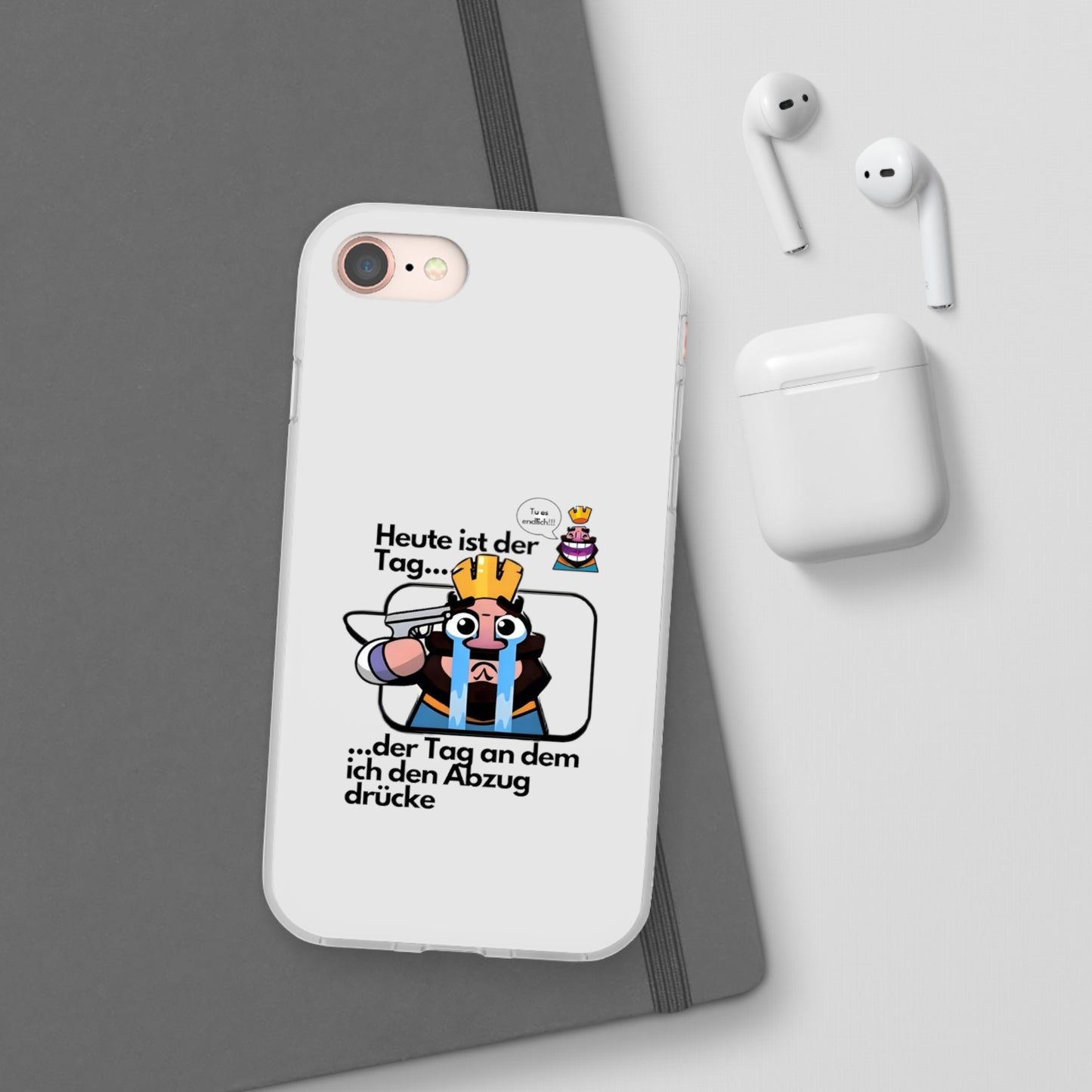 "Heute ist der Tag ... der Tag an dem ich den Abzug drücke" High Quality Phone Case