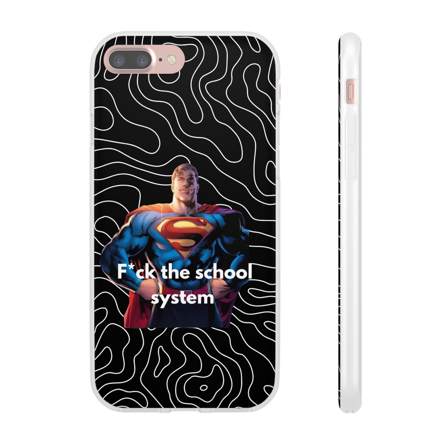 "F*ck the school system" High Quality Phone Case