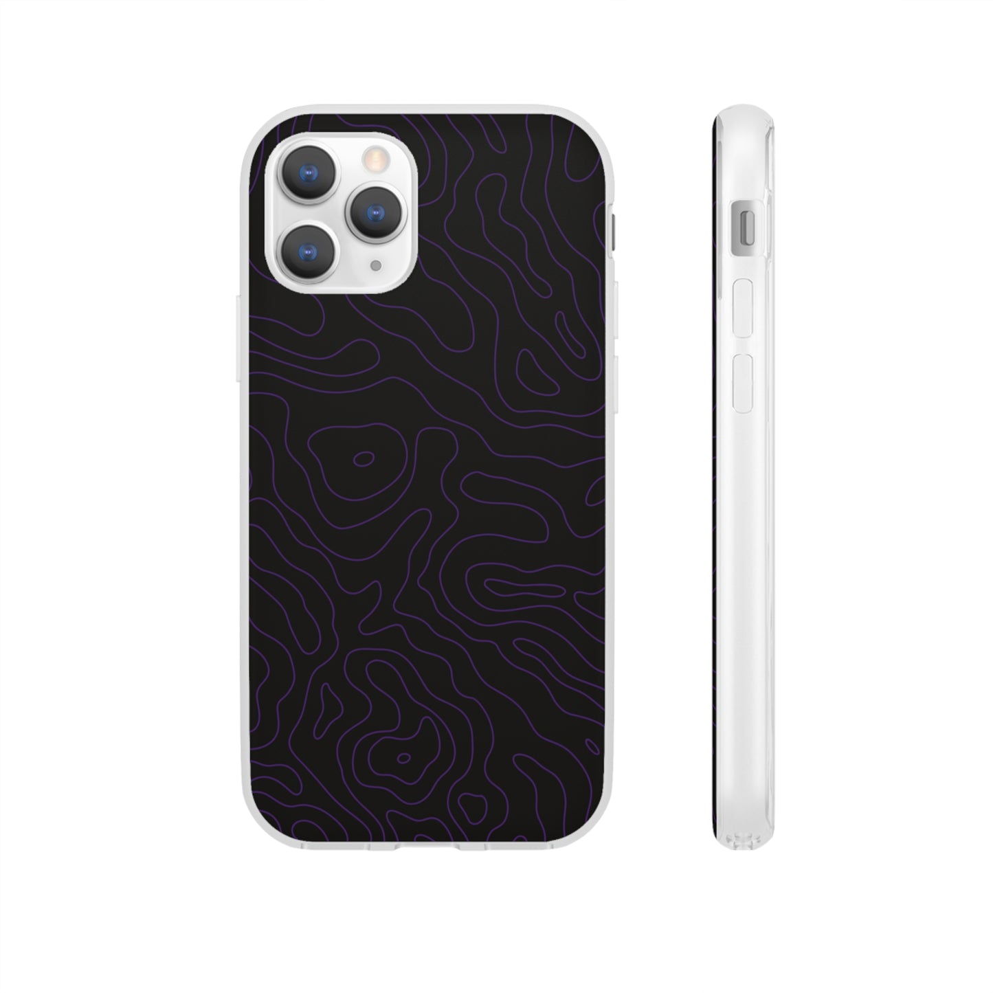 "Purple Topography" High Quality Phone Case