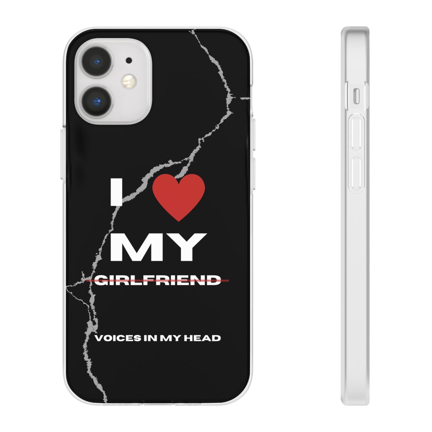 "I love my voices in my head" High Quality Phone Case