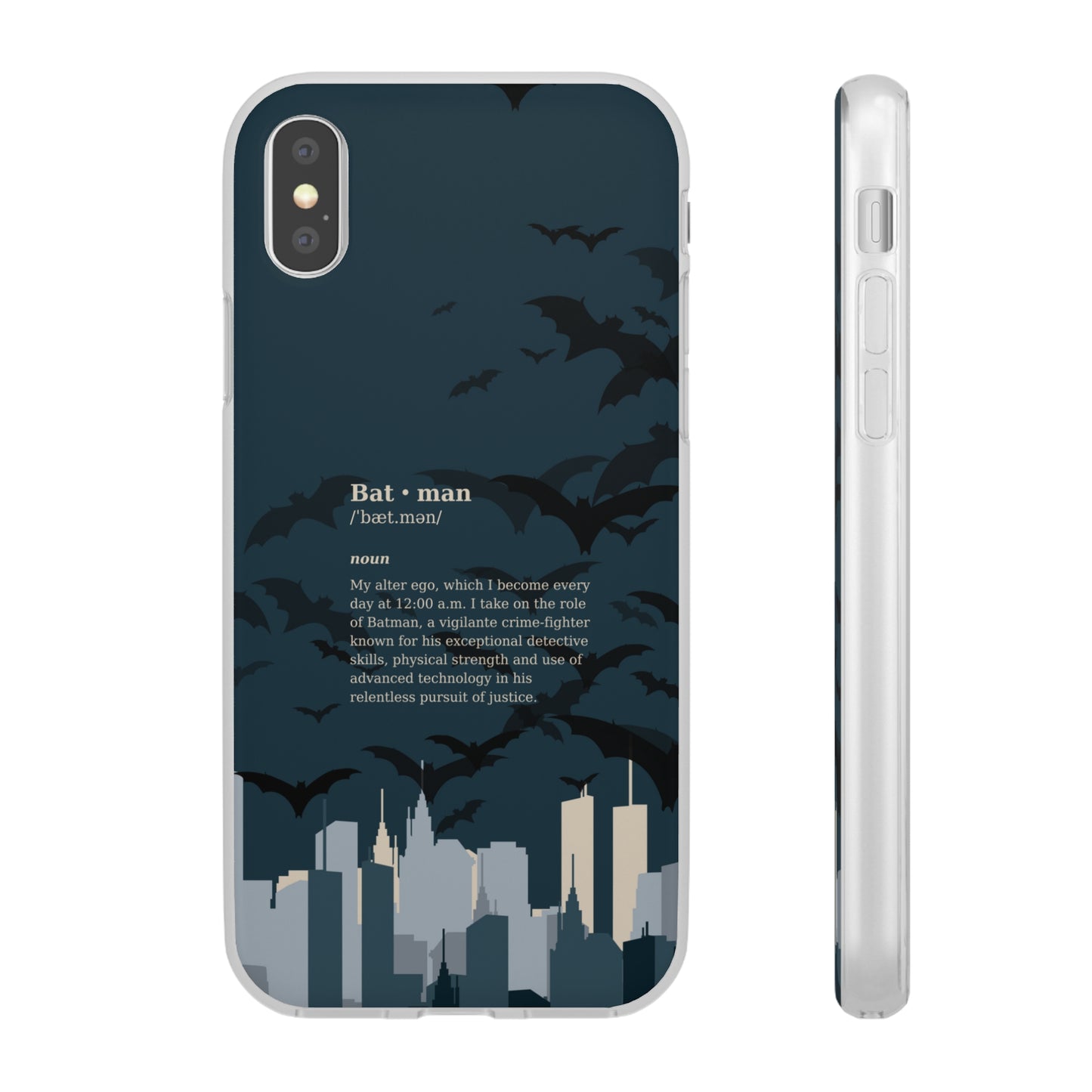 "Batman Definition" High Quality Phone Case