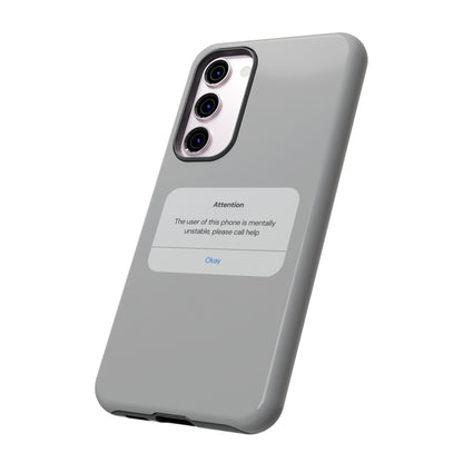 "Attention Notification" Premium Quality Phone Case