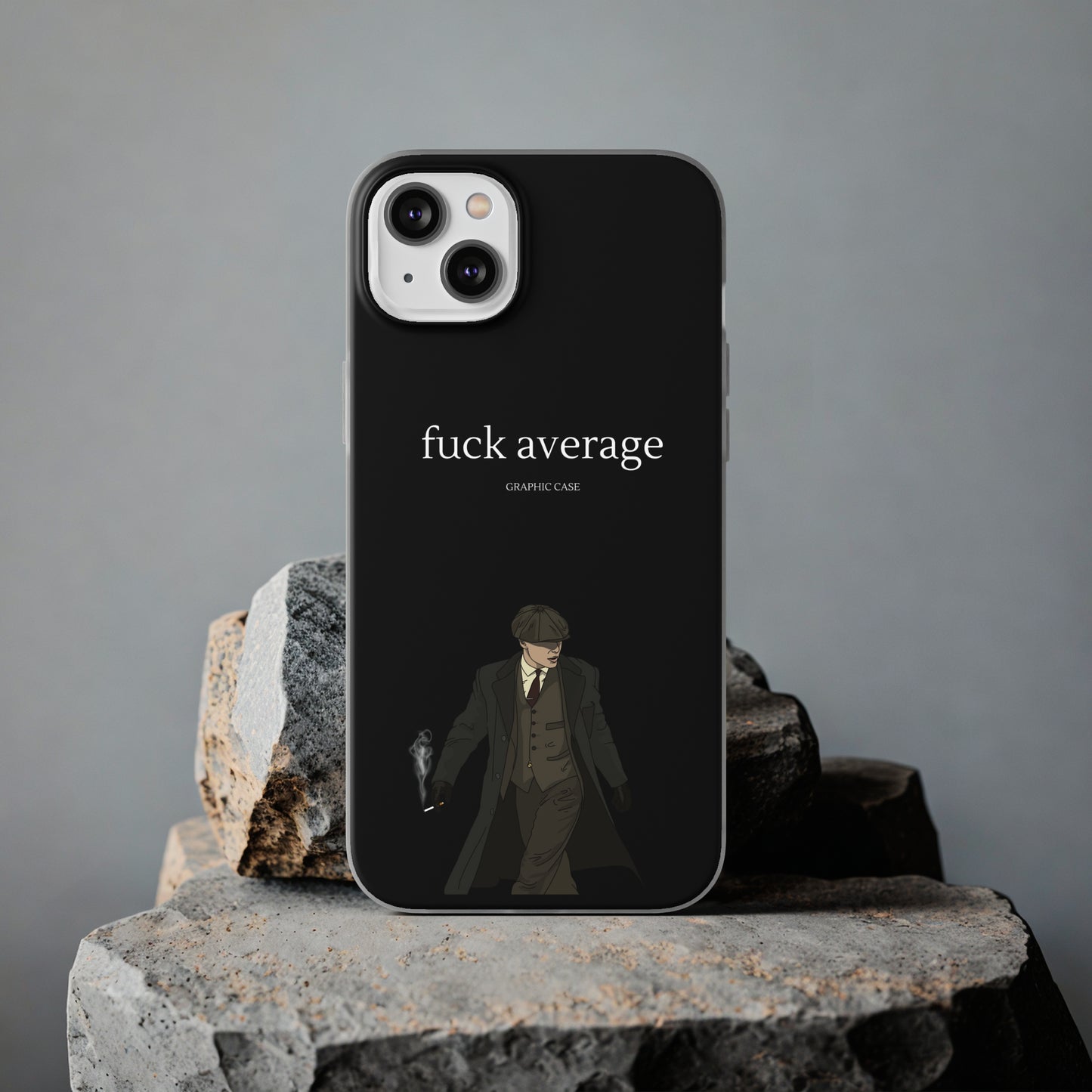 "fuck average" High Quality Phone Case